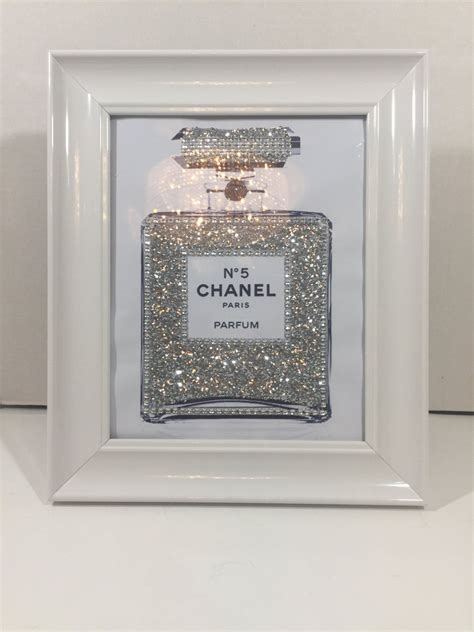 chanel bottle frame